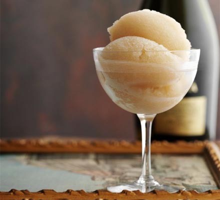 Bellini sorbet