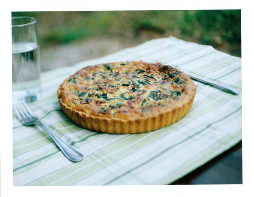 Beloved greens quiche