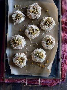 Bengali cottage cheese dessert (Peray)