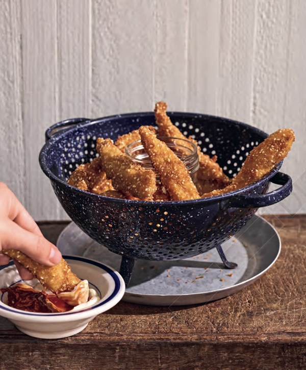 Ben's schnitzel fingers