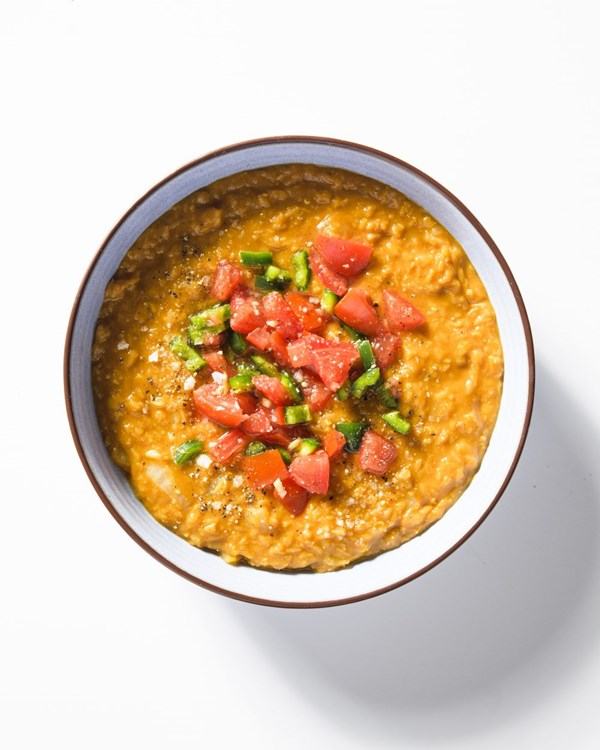 Berbere-spiced red lentils