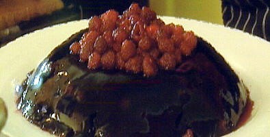 Berries in jelly