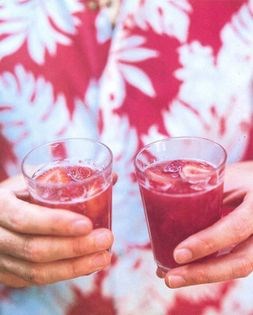 Berry and pineapple punch