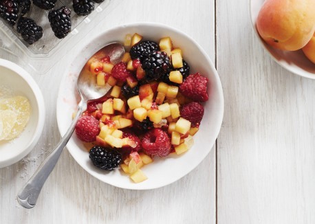 Berry-apricot salsa
