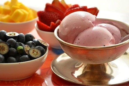 Berry, berry good frozen yogurt!