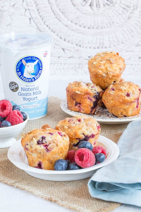 Berry breakfast muffins