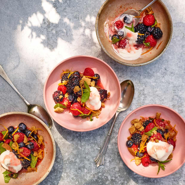Berry fruit salad