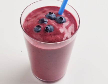 Berry-kefir smoothie