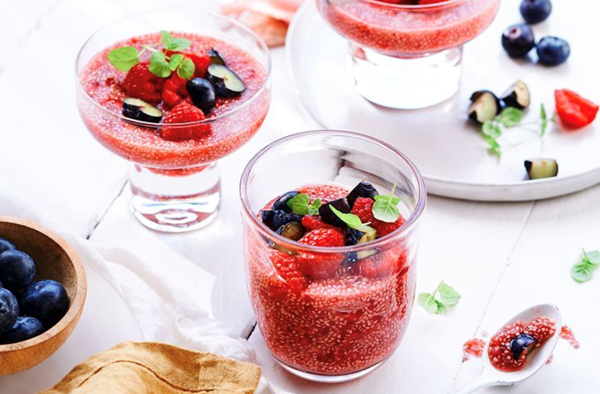 Berry kombucha jellies