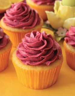 Berry lemon cupcakes