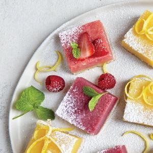 Berry lemonade bars