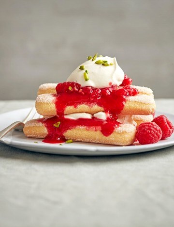 Berry mascarpone-misu