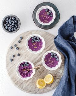 Berry panna cotta