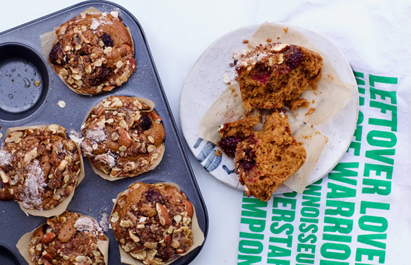 Berry streusel muffins