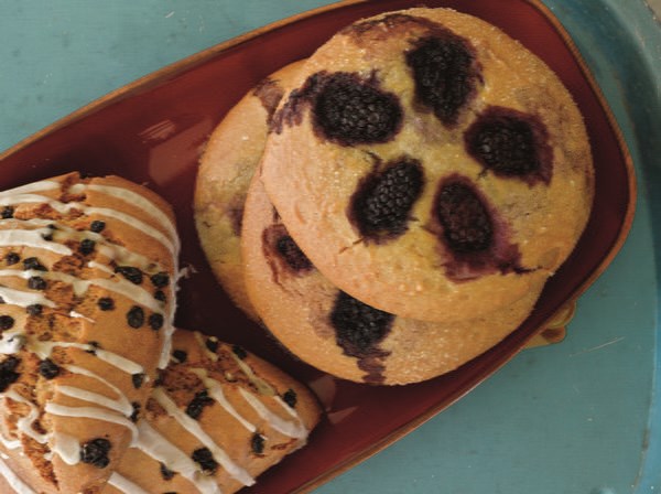 Berry tea biscuits