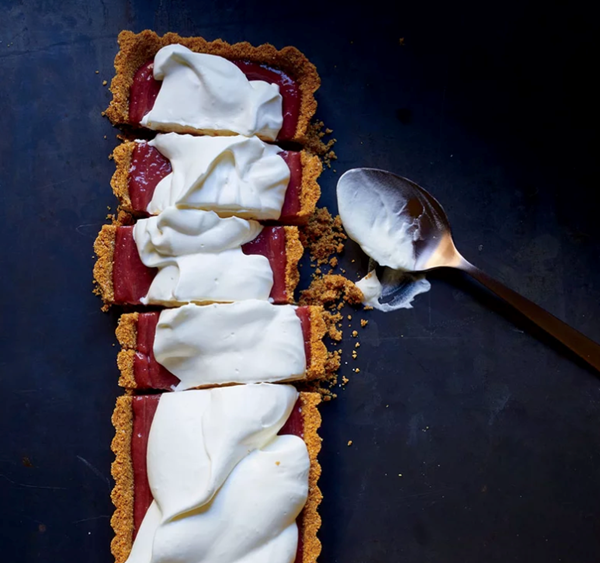 Berry vinegar tart
