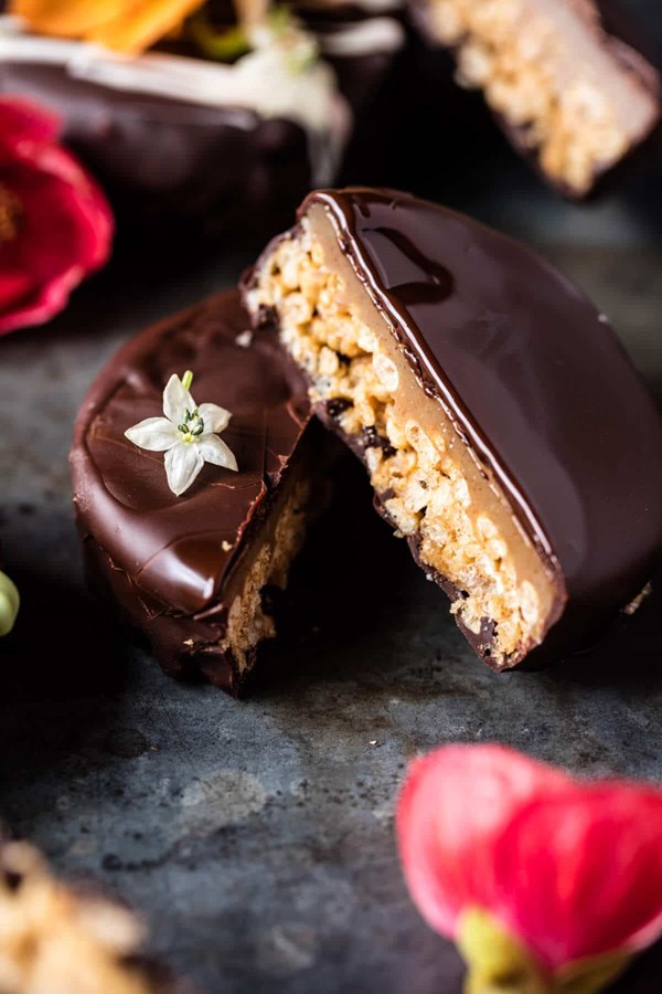 Best chocolate covered peanut butter Rice Krispie treats