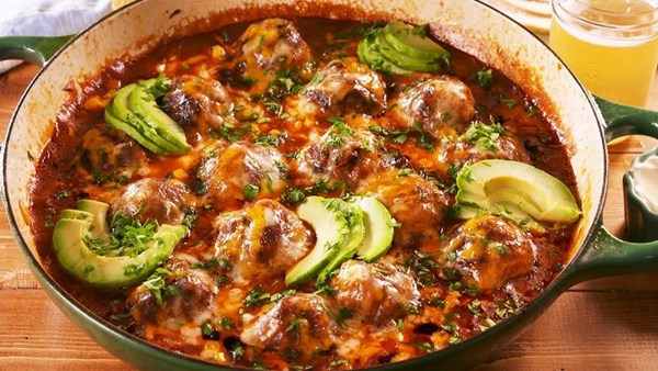Best enchilada meatballs
