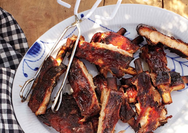 barbecued ribs