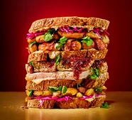 Best ever Christmas leftovers sandwich