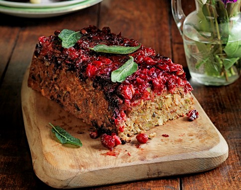 Best-ever cranberry & pistachio nut roast