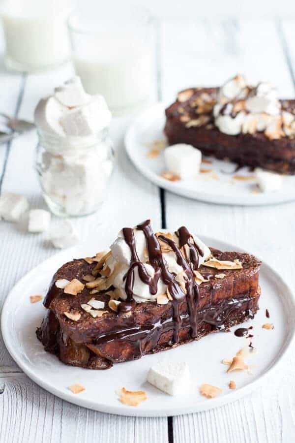 Best ever hot chocolate French toast