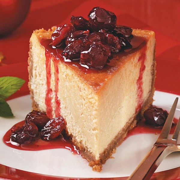 Best maple-cranberry cheesecake