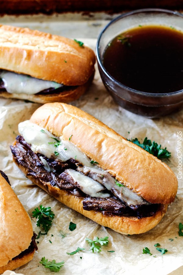 Best slow cooker French dip sandwiches
