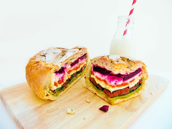 Best summer stuffed picnic loaf