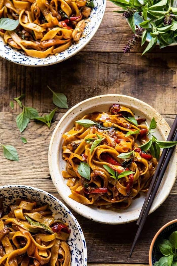 Better than takeout Thai drunken noodles