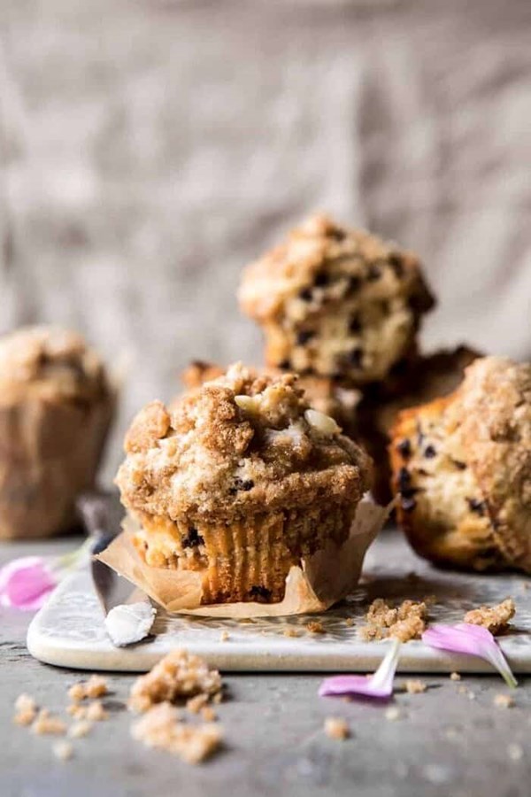 Better than the bakery chocolate chip coffee cake muffins
