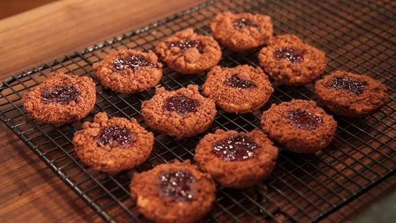 Beurre & Sel's Port jammer cookies
