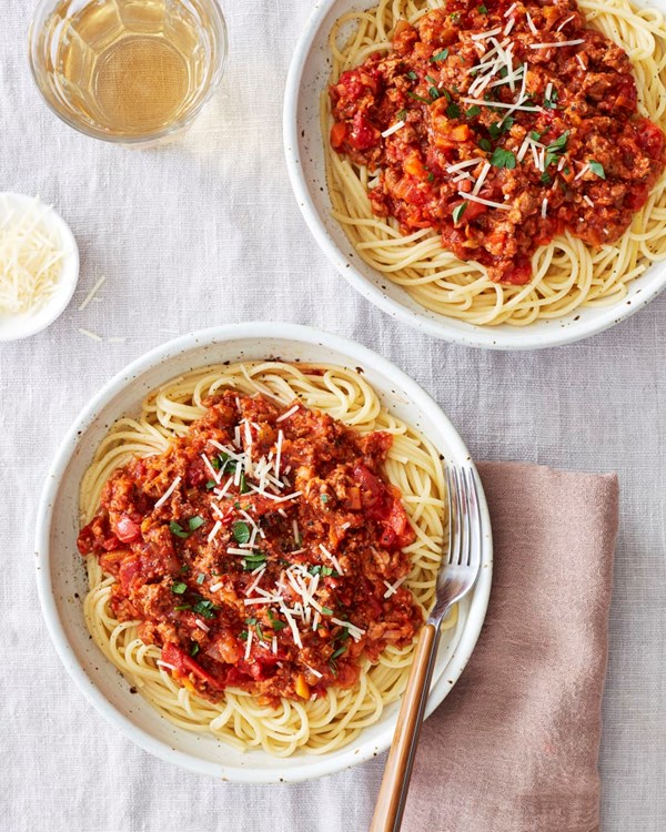 Beyond beef Bolognese