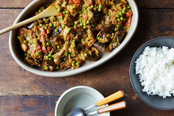 Bhartha (Spicy Indian eggplant)