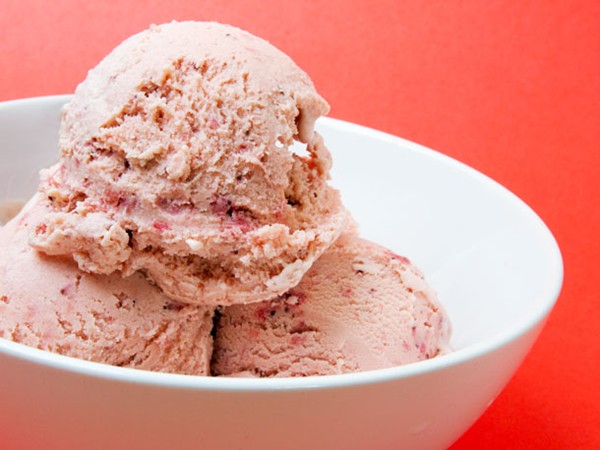 Bi-Rite Creamery's strawberry balsamic ice cream (Scoop the Book)