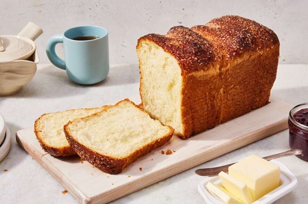 Big and buttery croissant bread