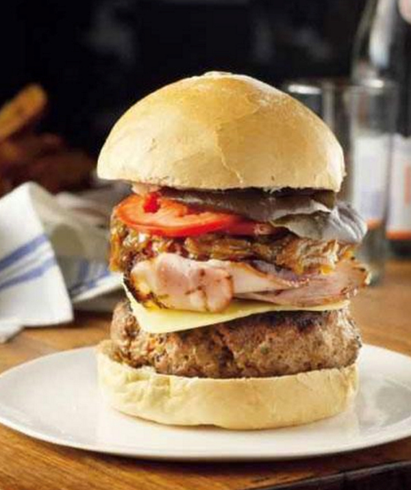 Big Aussie beef burger