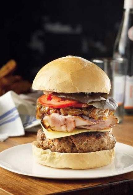 Big Aussie beef burger