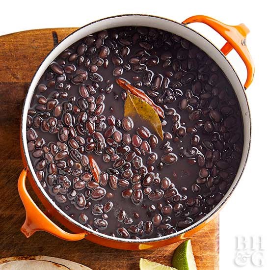 Big-batch black beans