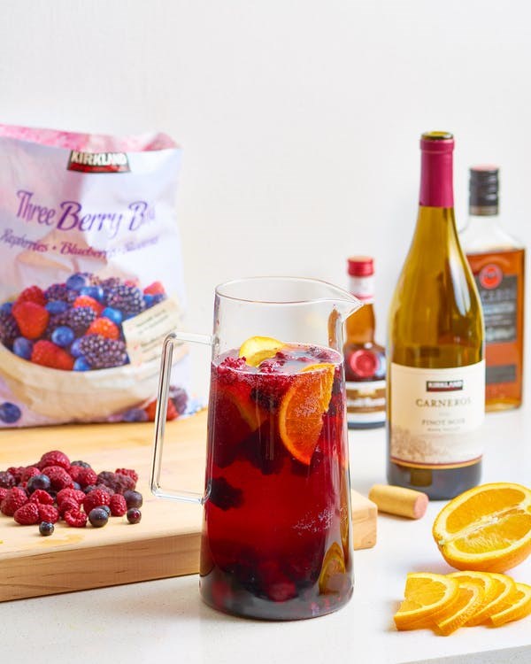 Big-batch Costco budget sangria