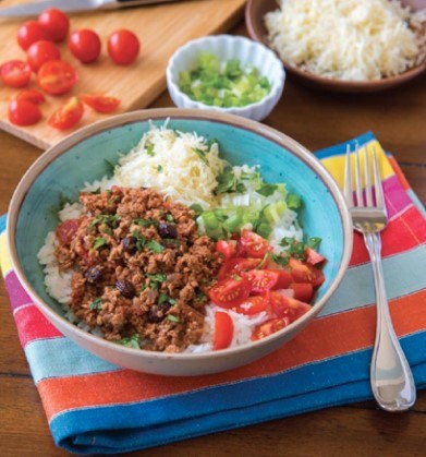 Big batch pork picadillo