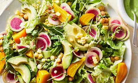Big beautiful summer salad