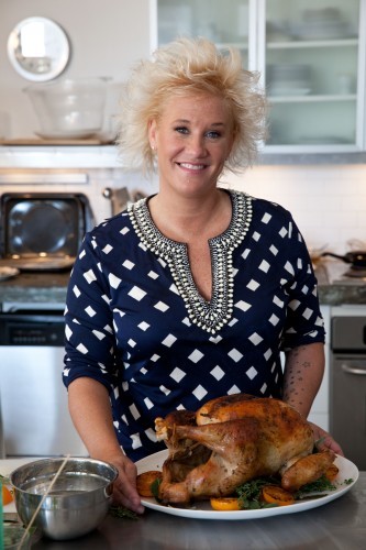 Big brined herby turkey