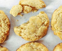 Big craggly sugar cookies