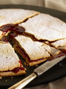 Big, fat Linzer cookie