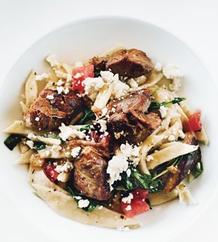 Big Island wild pig with cavatelli