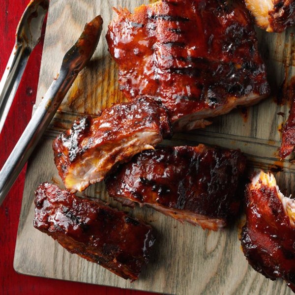 Big John’s chili-rubbed ribs