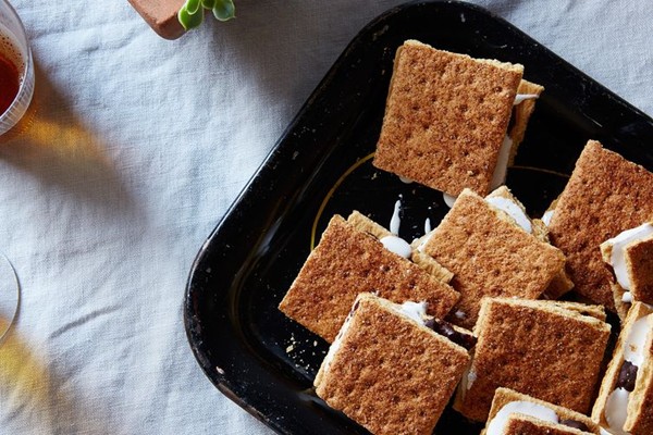 Big kid hot day s'mores