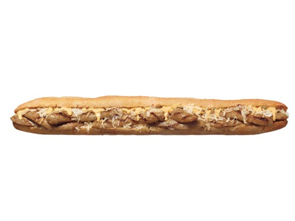 Big ol' beer brat sub