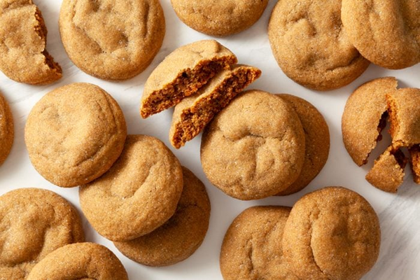 Big soft ginger cookies